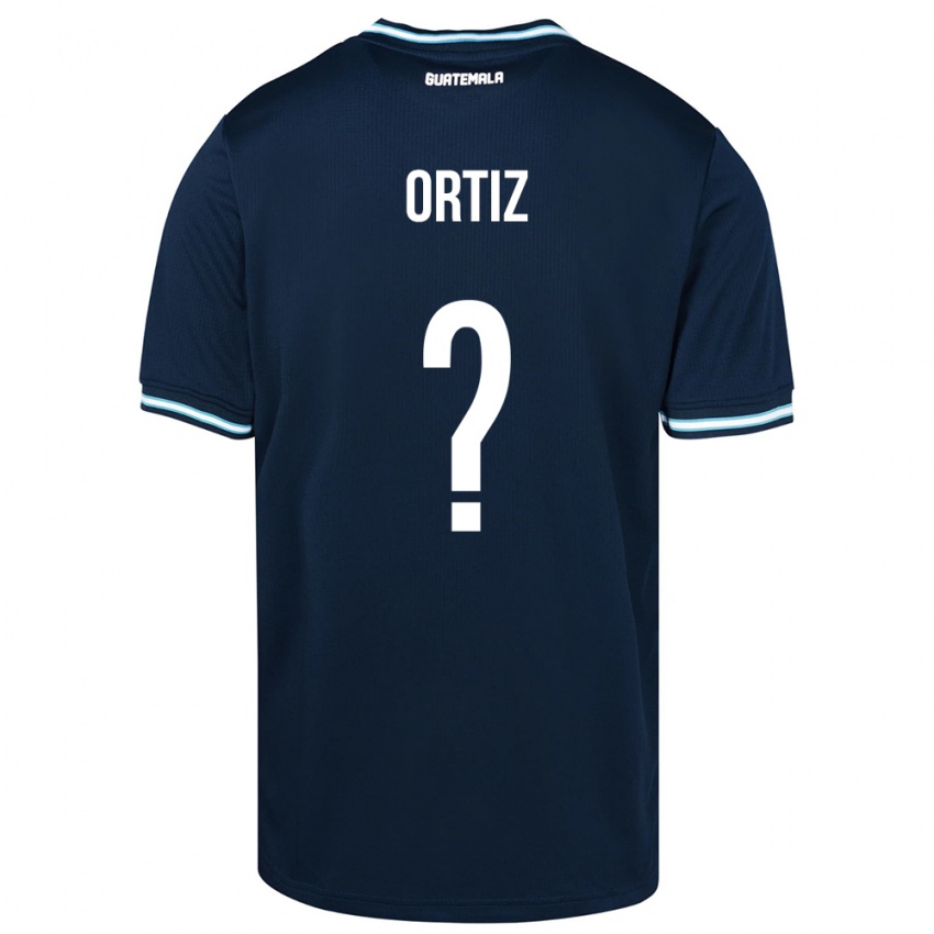Damen Guatemala Jenifer Ortiz #0 Blau Auswärtstrikot Trikot 24-26 T-Shirt