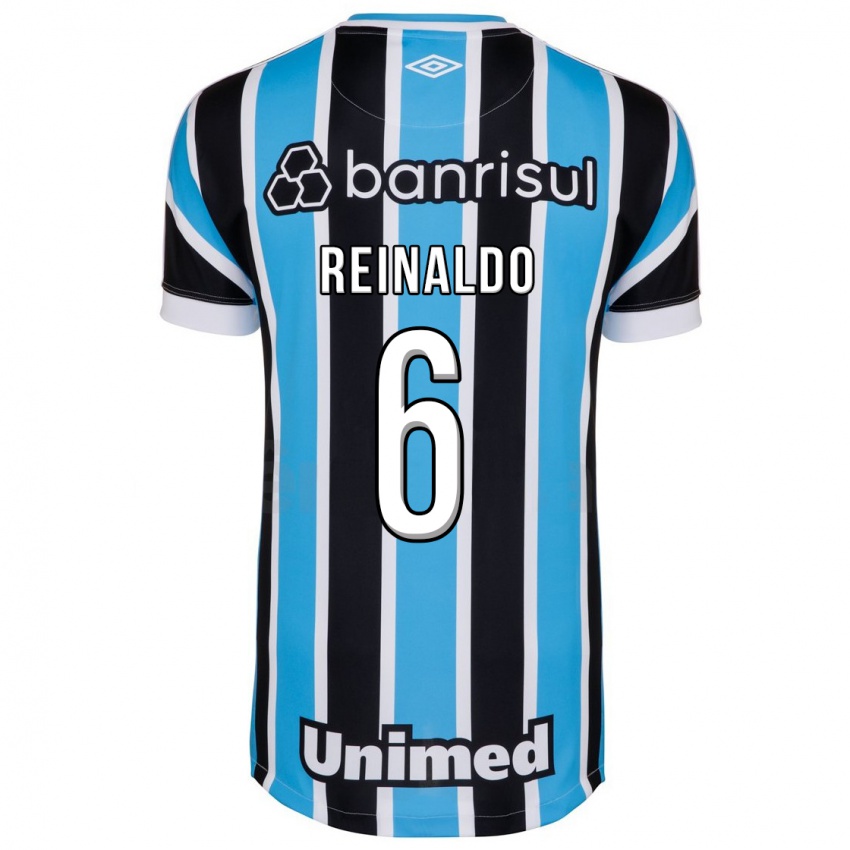 Kinder Reinaldo #6 Blau Heimtrikot Trikot 2023/24 T-Shirt