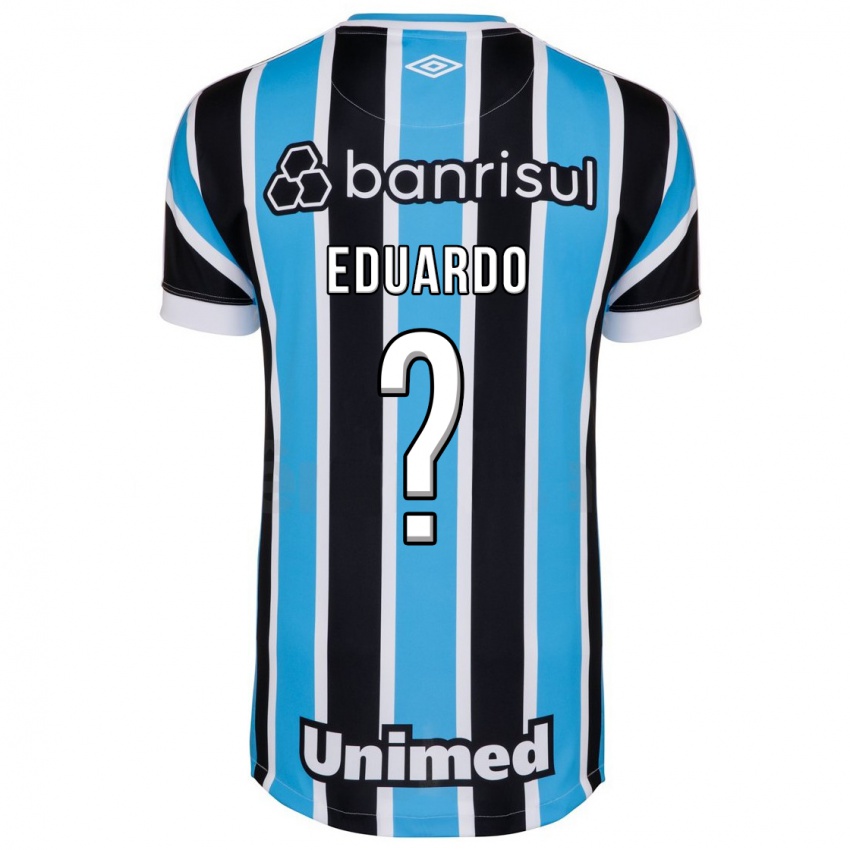 Kinder Eduardo #0 Blau Heimtrikot Trikot 2023/24 T-Shirt