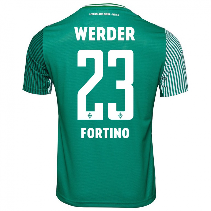 Kinder Pierro Miguel Fortino #23 Grün Heimtrikot Trikot 2023/24 T-Shirt