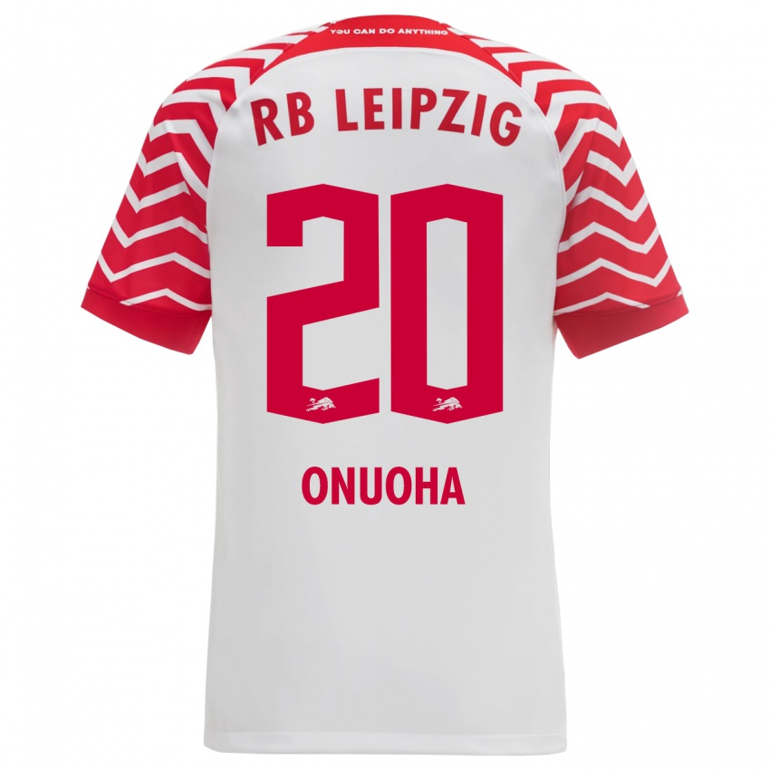 Kinder Chilohem Onuoha #20 Weiß Heimtrikot Trikot 2023/24 T-Shirt