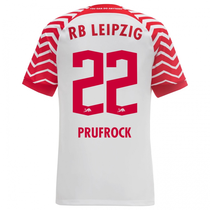 Kinder Silas Prüfrock #22 Weiß Heimtrikot Trikot 2023/24 T-Shirt