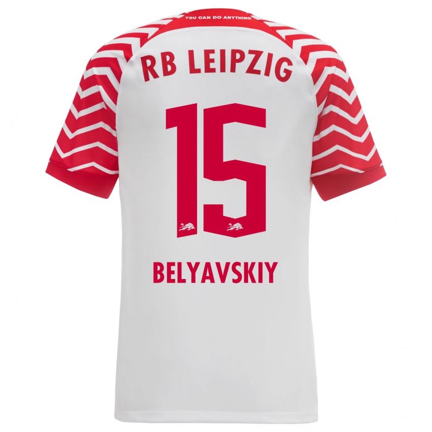 Kinder David Belyavskiy #15 Weiß Heimtrikot Trikot 2023/24 T-Shirt