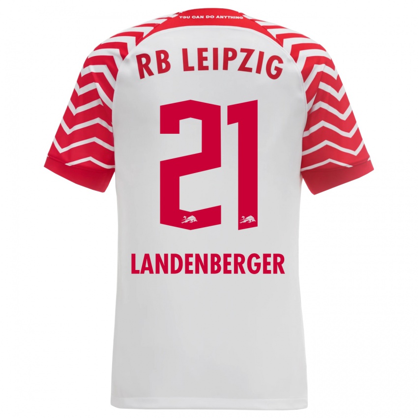 Kinder Julia Landenberger #21 Weiß Heimtrikot Trikot 2023/24 T-Shirt