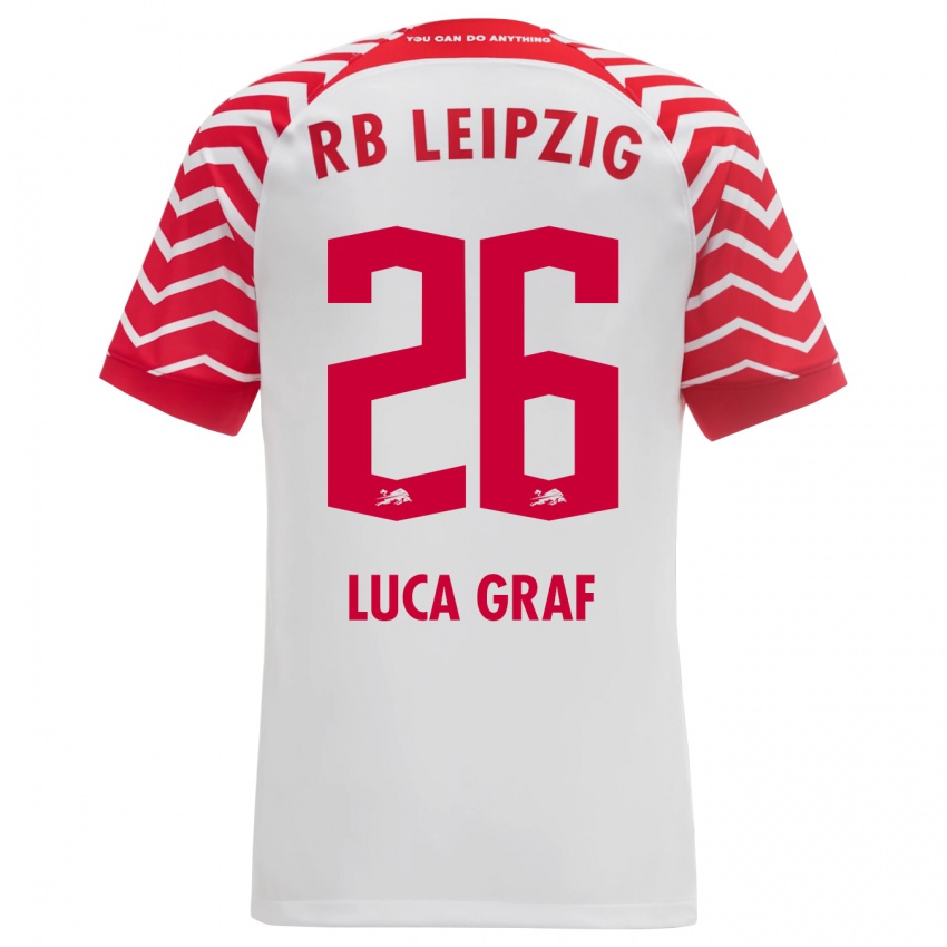 Kinder Luca Marie Graf #26 Weiß Heimtrikot Trikot 2023/24 T-Shirt