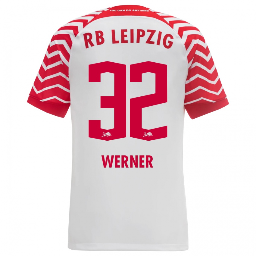 Kinder Mia Werner #32 Weiß Heimtrikot Trikot 2023/24 T-Shirt