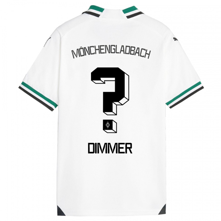 Kinder Florian Dimmer #0 Weiß Grün Heimtrikot Trikot 2023/24 T-Shirt