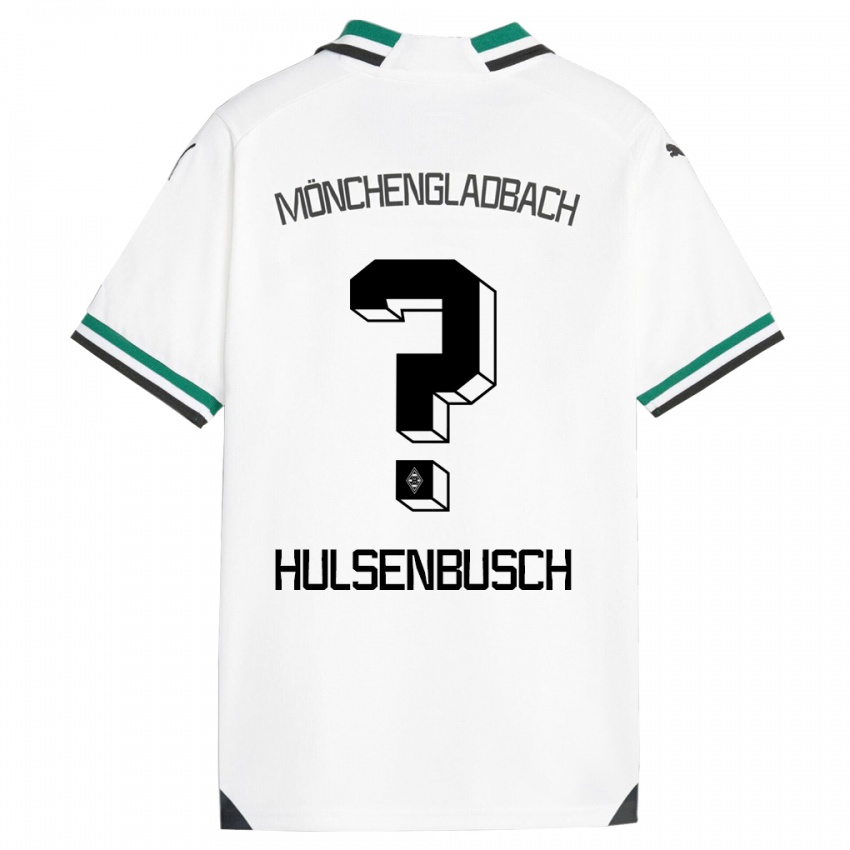Kinder Daniel Hülsenbusch #0 Weiß Grün Heimtrikot Trikot 2023/24 T-Shirt