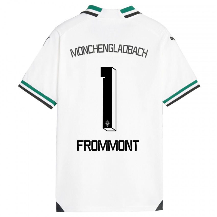 Kinder Romina Frommont #1 Weiß Grün Heimtrikot Trikot 2023/24 T-Shirt