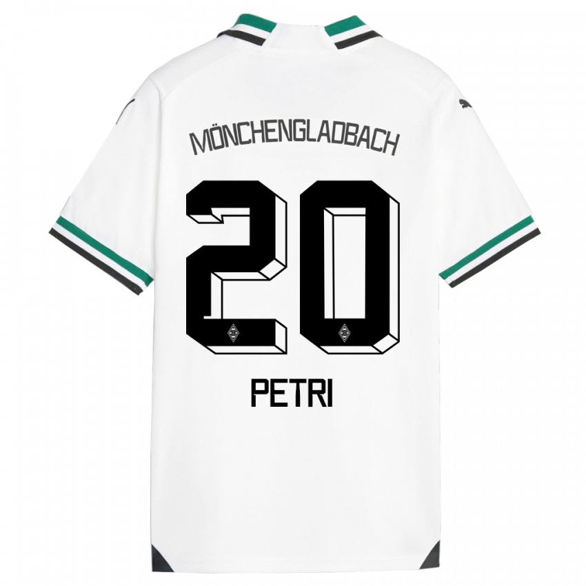 Kinder Paula Petri #20 Weiß Grün Heimtrikot Trikot 2023/24 T-Shirt