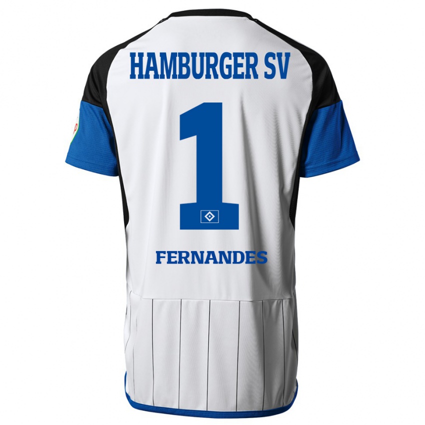 Kinder Daniel Heuer Fernandes #1 Weiß Heimtrikot Trikot 2023/24 T-Shirt