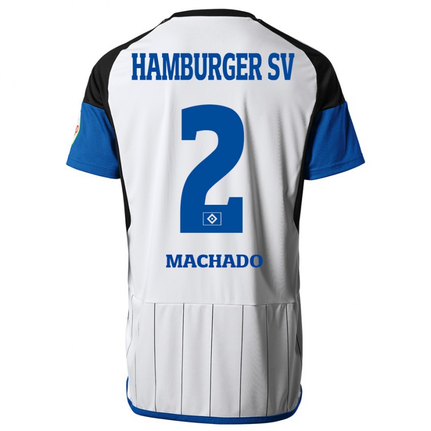 Kinder Kilian Hölscher Machado #2 Weiß Heimtrikot Trikot 2023/24 T-Shirt