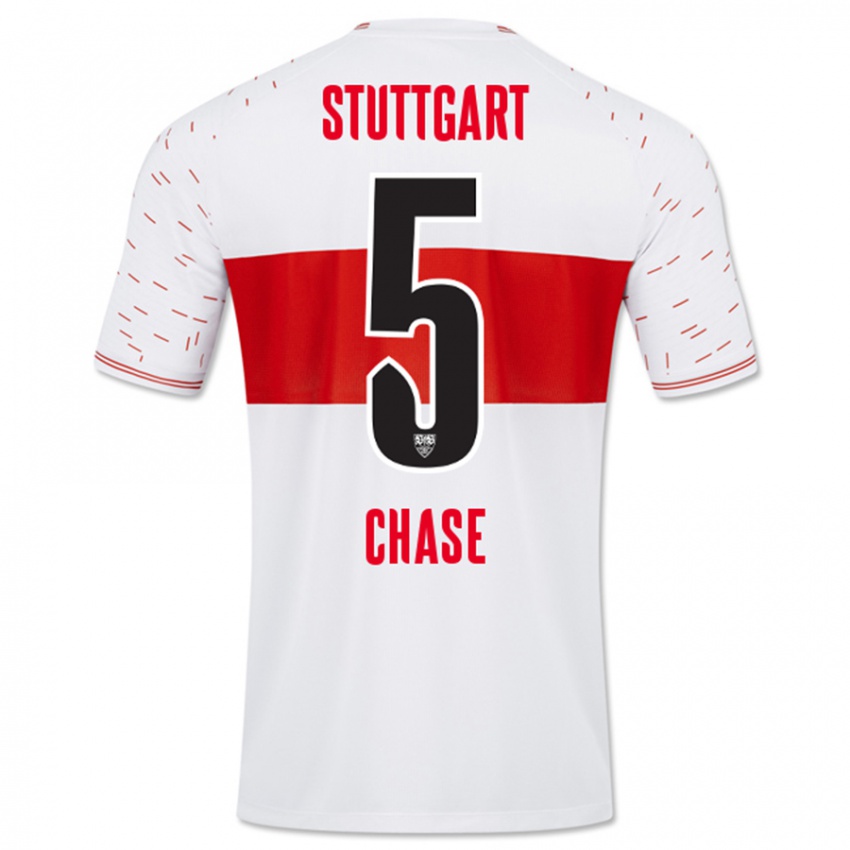 Kinder Anrie Chase #5 Weiß Heimtrikot Trikot 2023/24 T-Shirt