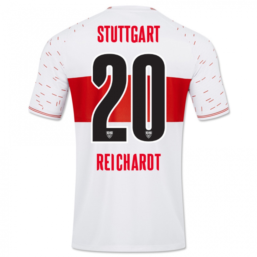 Kinder Leon Reichardt #20 Weiß Heimtrikot Trikot 2023/24 T-Shirt