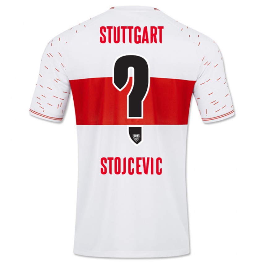 Kinder Martin Stojcevic #0 Weiß Heimtrikot Trikot 2023/24 T-Shirt