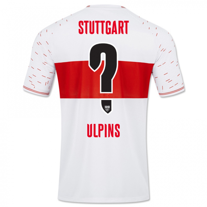 Kinder Timo Ulpins #0 Weiß Heimtrikot Trikot 2023/24 T-Shirt