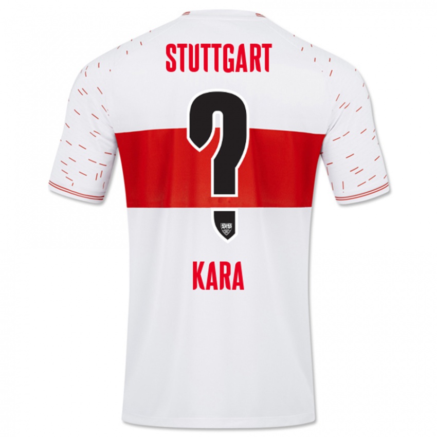 Kinder Semih Kara #0 Weiß Heimtrikot Trikot 2023/24 T-Shirt