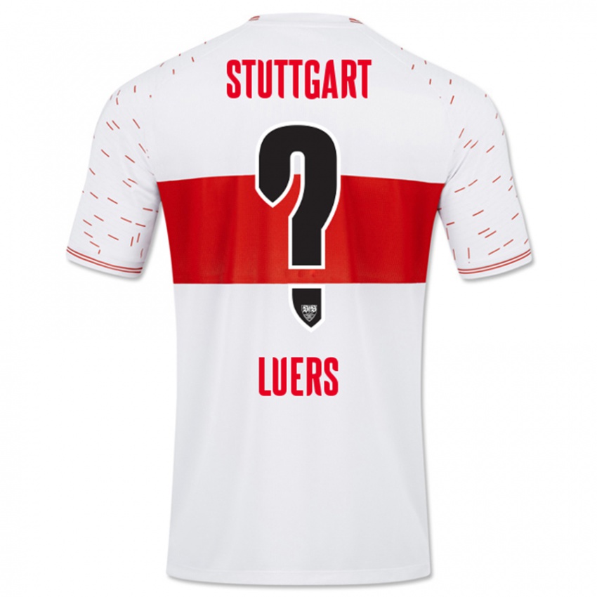 Kinder Julian Lüers #0 Weiß Heimtrikot Trikot 2023/24 T-Shirt