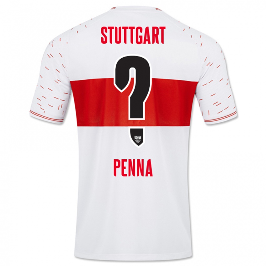 Kinder Lauri Penna #0 Weiß Heimtrikot Trikot 2023/24 T-Shirt