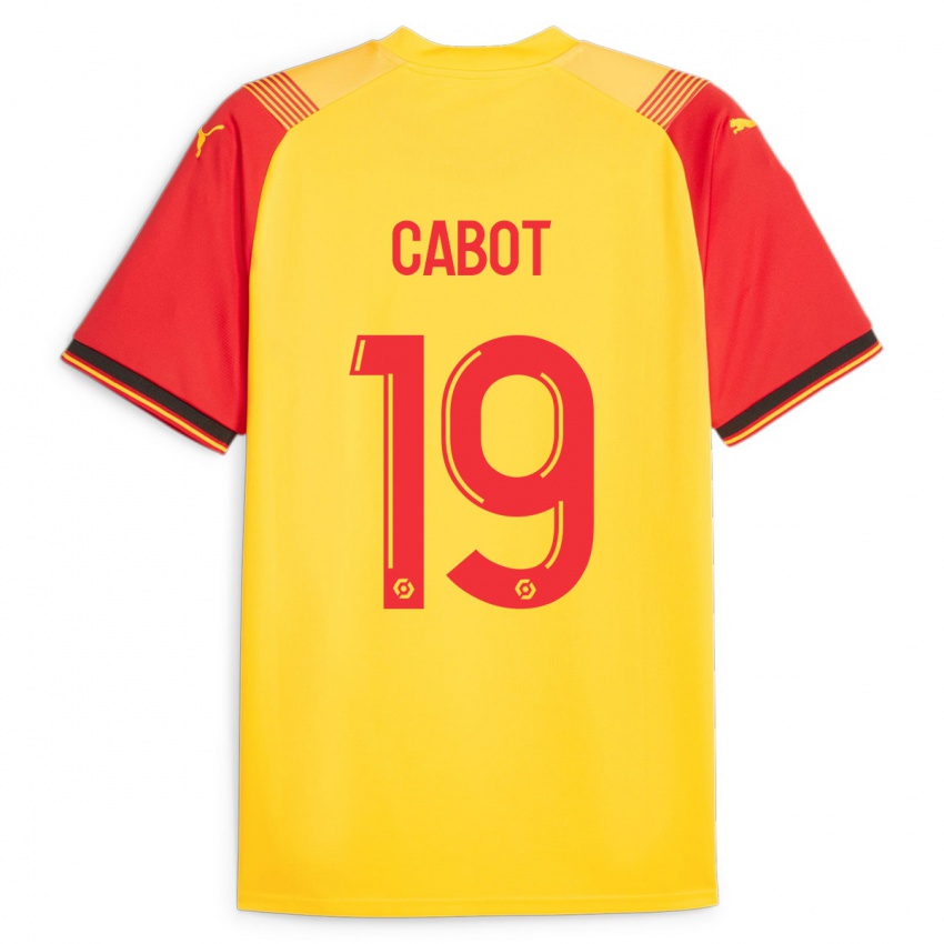 Kinder Jimmy Cabot #19 Gelb Heimtrikot Trikot 2023/24 T-Shirt