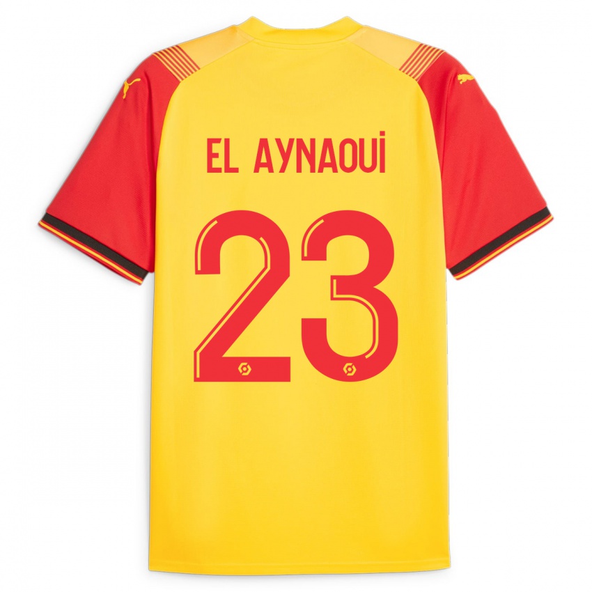 Kinder Neil El Aynaoui #23 Gelb Heimtrikot Trikot 2023/24 T-Shirt