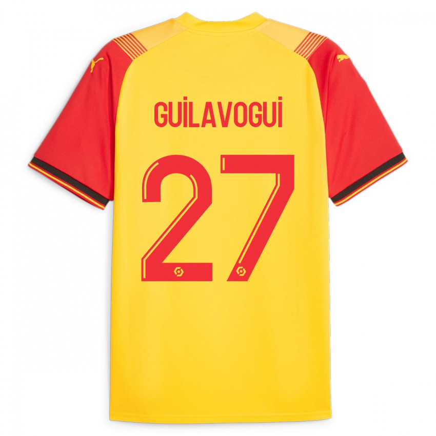 Kinder Morgan Guilavogui #27 Gelb Heimtrikot Trikot 2023/24 T-Shirt