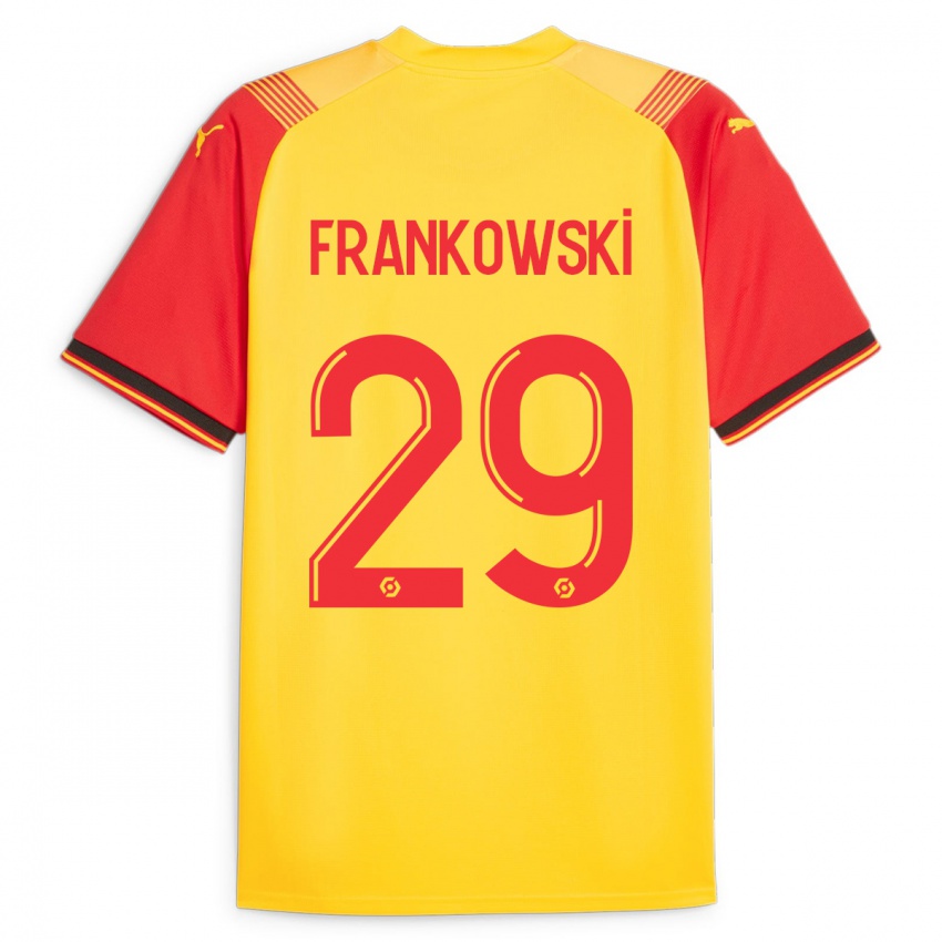 Kinder Przemyslaw Frankowski #29 Gelb Heimtrikot Trikot 2023/24 T-Shirt