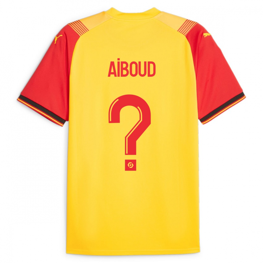 Kinder Rayan Aiboud #0 Gelb Heimtrikot Trikot 2023/24 T-Shirt