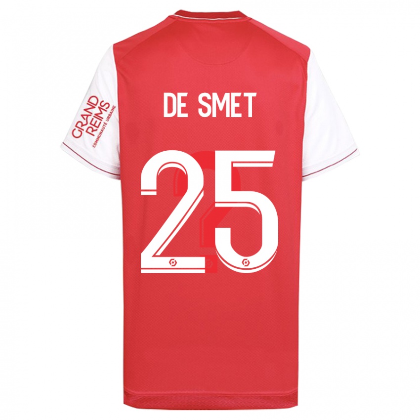 Kinder Thibault De Smet #25 Rot Heimtrikot Trikot 2023/24 T-Shirt