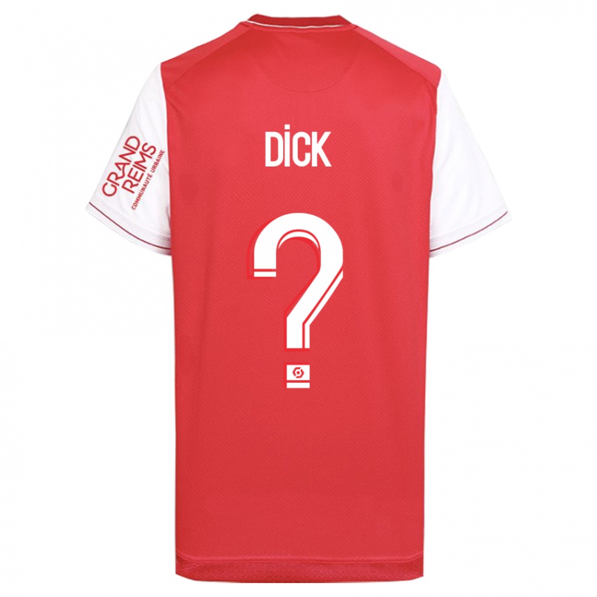 Kinder Livingstone Dick #0 Rot Heimtrikot Trikot 2023/24 T-Shirt