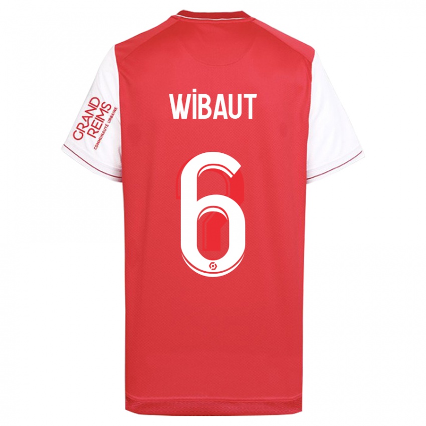 Kinder Clara Wibaut #6 Rot Heimtrikot Trikot 2023/24 T-Shirt