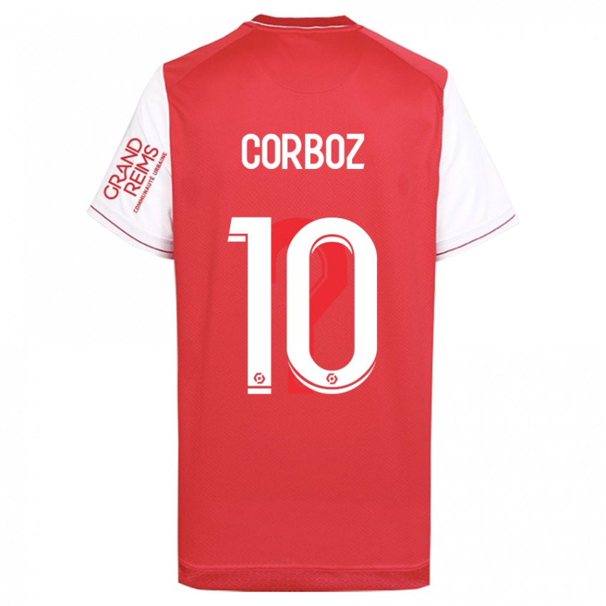 Kinder Rachel Corboz #10 Rot Heimtrikot Trikot 2023/24 T-Shirt