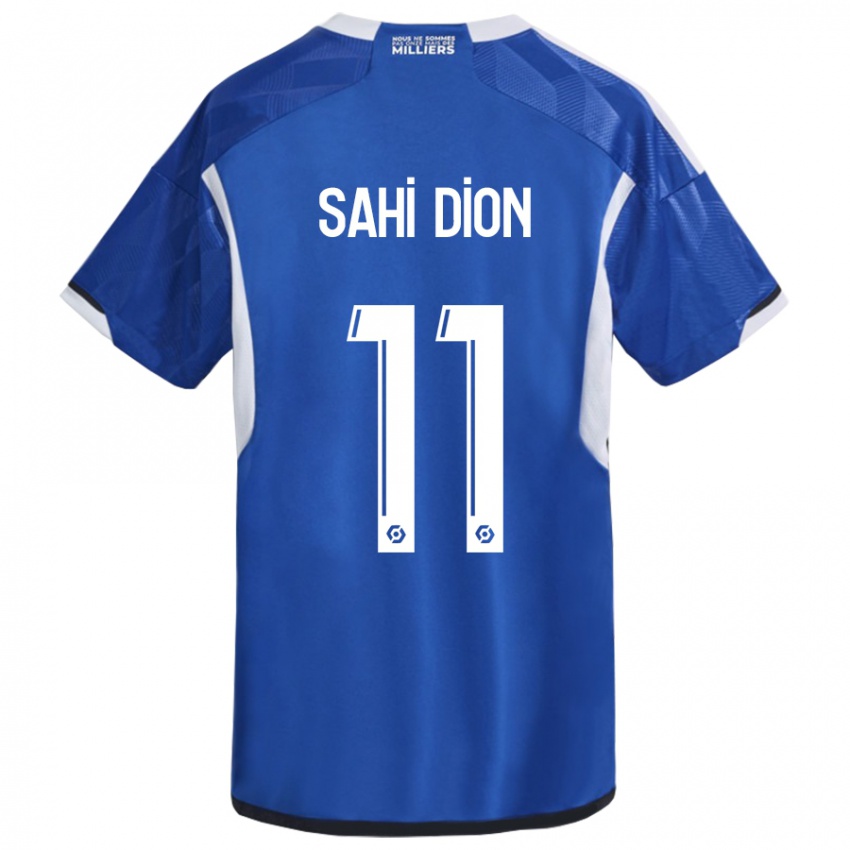 Kinder Moïse Sahi Dion #11 Blau Heimtrikot Trikot 2023/24 T-Shirt