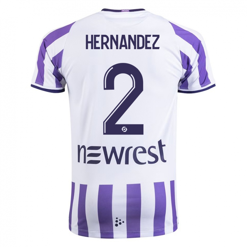 Kinder Lucie Hernandez #2 Weiß Heimtrikot Trikot 2023/24 T-Shirt