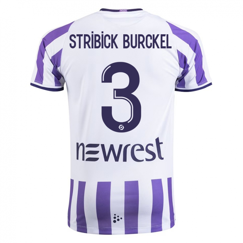 Kinder Laetitia Stribick-Burckel #3 Weiß Heimtrikot Trikot 2023/24 T-Shirt