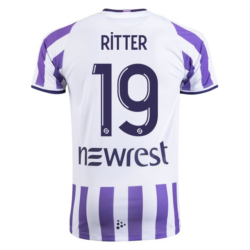 Kinder Morgane Ritter #19 Weiß Heimtrikot Trikot 2023/24 T-Shirt