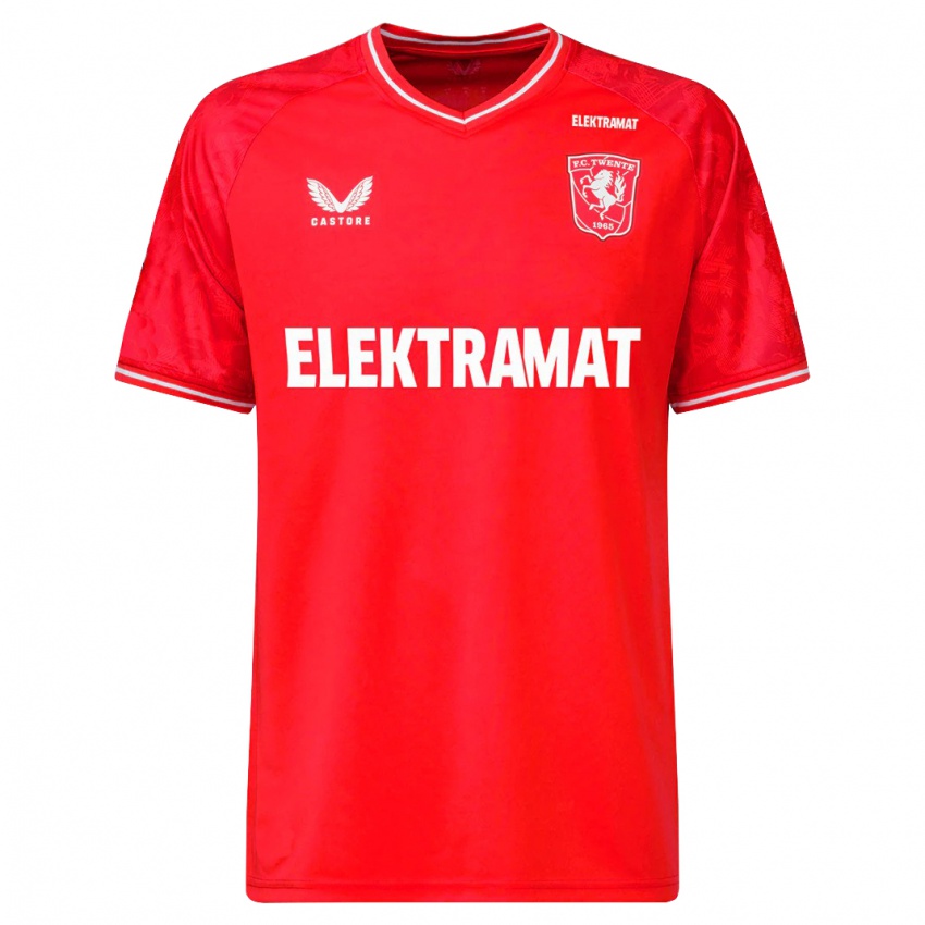 Kinder Danique Kerkdijk #3 Rot Heimtrikot Trikot 2023/24 T-Shirt