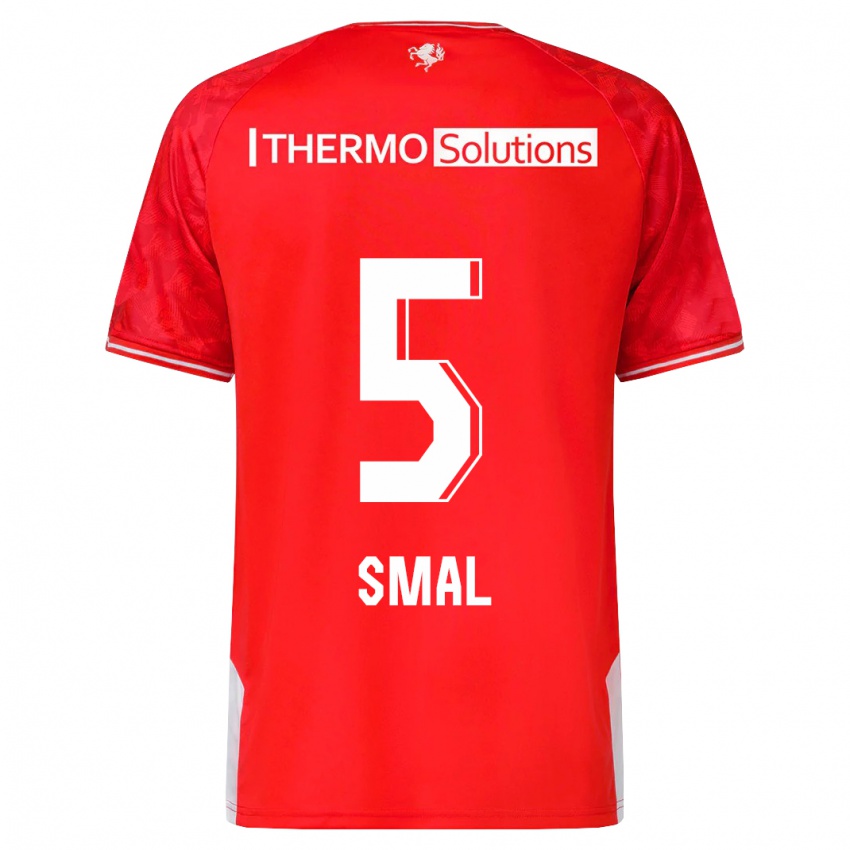 Kinder Gijs Smal #5 Rot Heimtrikot Trikot 2023/24 T-Shirt