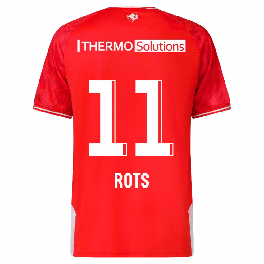 Kinder Daan Rots #11 Rot Heimtrikot Trikot 2023/24 T-Shirt