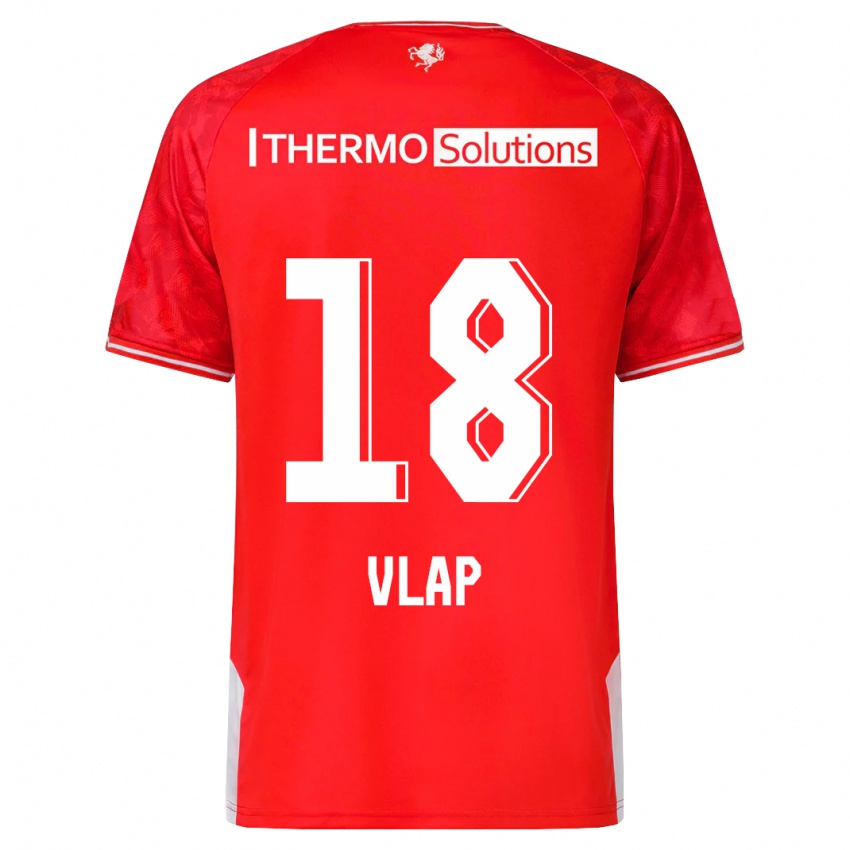 Kinder Michel Vlap #18 Rot Heimtrikot Trikot 2023/24 T-Shirt