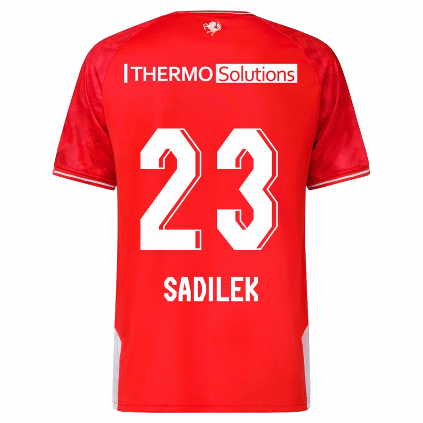 Kinder Michal Sadilek #23 Rot Heimtrikot Trikot 2023/24 T-Shirt