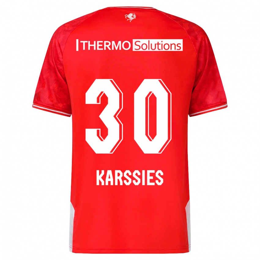 Kinder Sam Karssies #30 Rot Heimtrikot Trikot 2023/24 T-Shirt