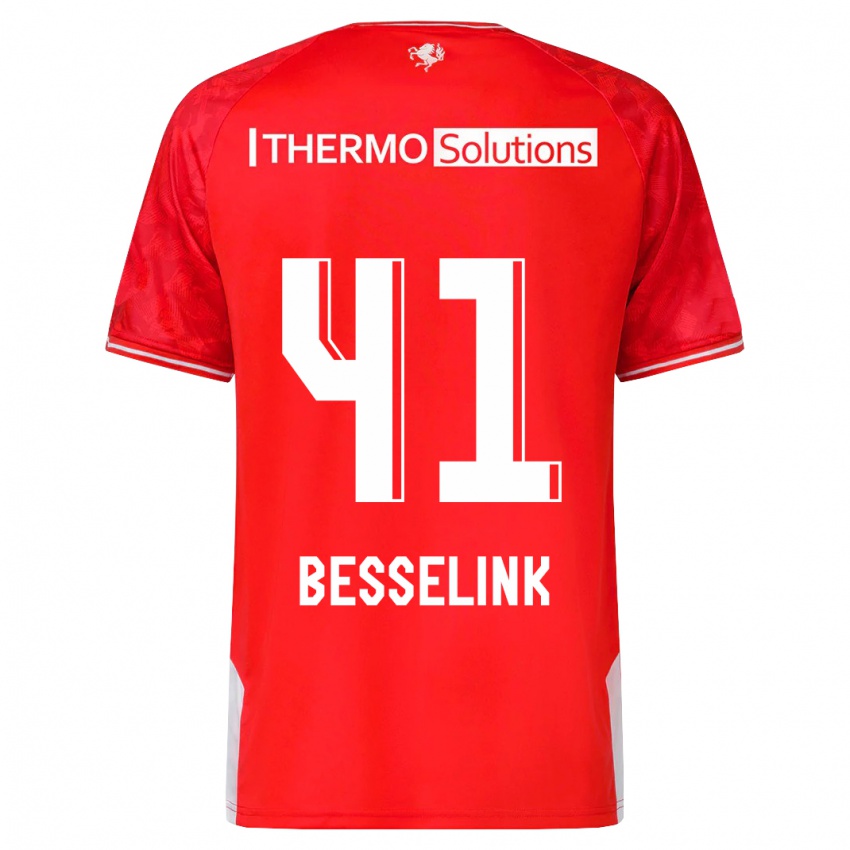 Kinder Gijs Besselink #41 Rot Heimtrikot Trikot 2023/24 T-Shirt