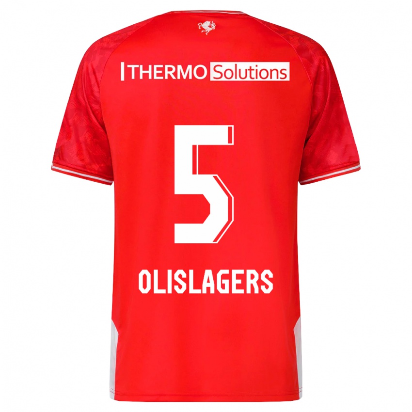 Kinder Marisa Olislagers #5 Rot Heimtrikot Trikot 2023/24 T-Shirt