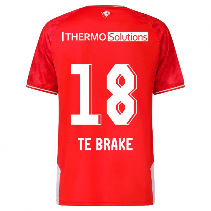 Kinder Sophie Te Brake #18 Rot Heimtrikot Trikot 2023/24 T-Shirt