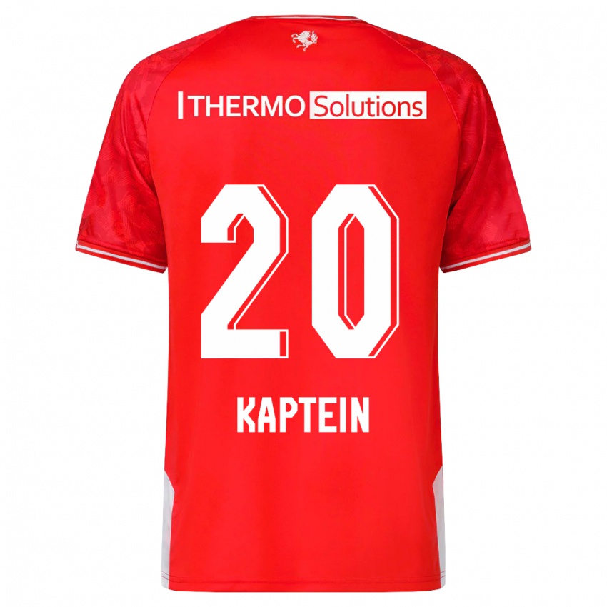 Kinder Wieke Kaptein #20 Rot Heimtrikot Trikot 2023/24 T-Shirt