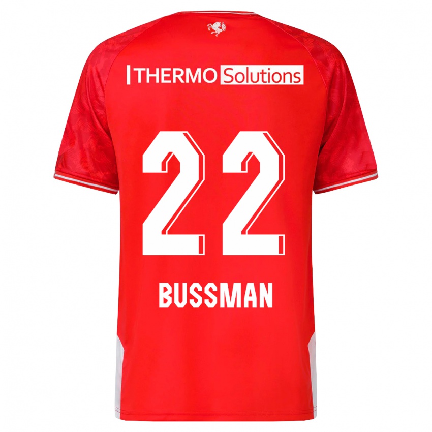 Kinder Fiene Bussman #22 Rot Heimtrikot Trikot 2023/24 T-Shirt