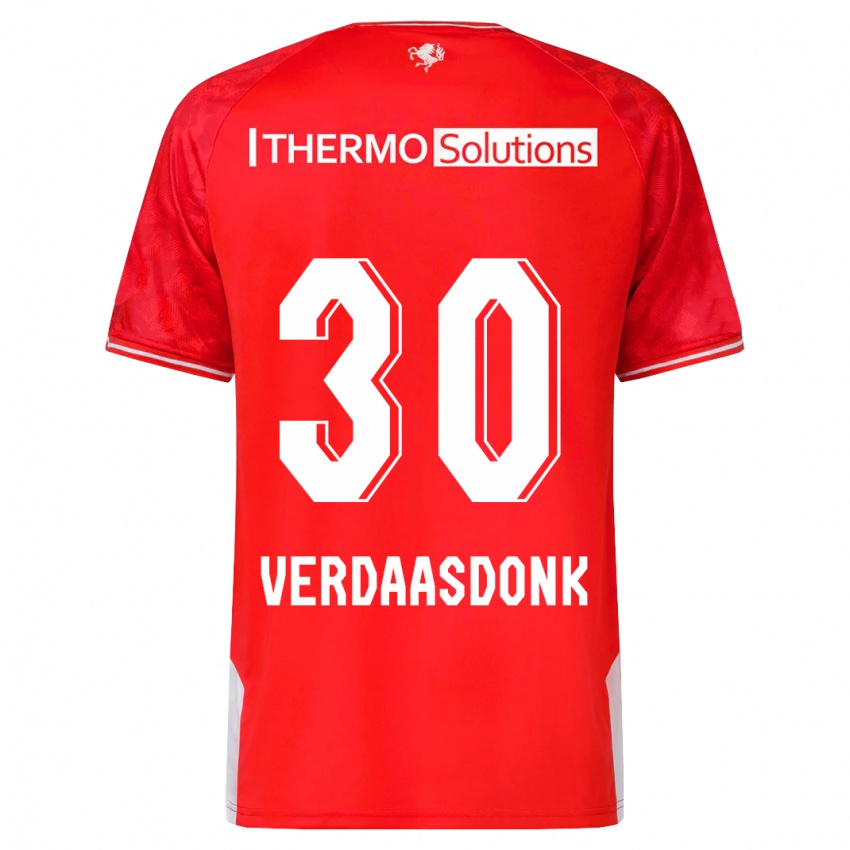 Kinder Suus Verdaasdonk #30 Rot Heimtrikot Trikot 2023/24 T-Shirt