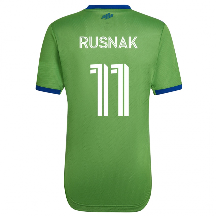 Kinder Albert Rusnák #11 Grün Heimtrikot Trikot 2023/24 T-Shirt