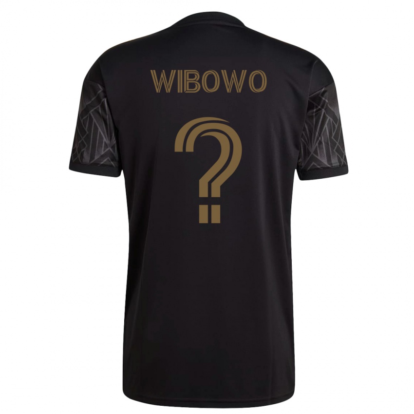 Kinder Adrian Wibowo #0 Schwarz Heimtrikot Trikot 2023/24 T-Shirt